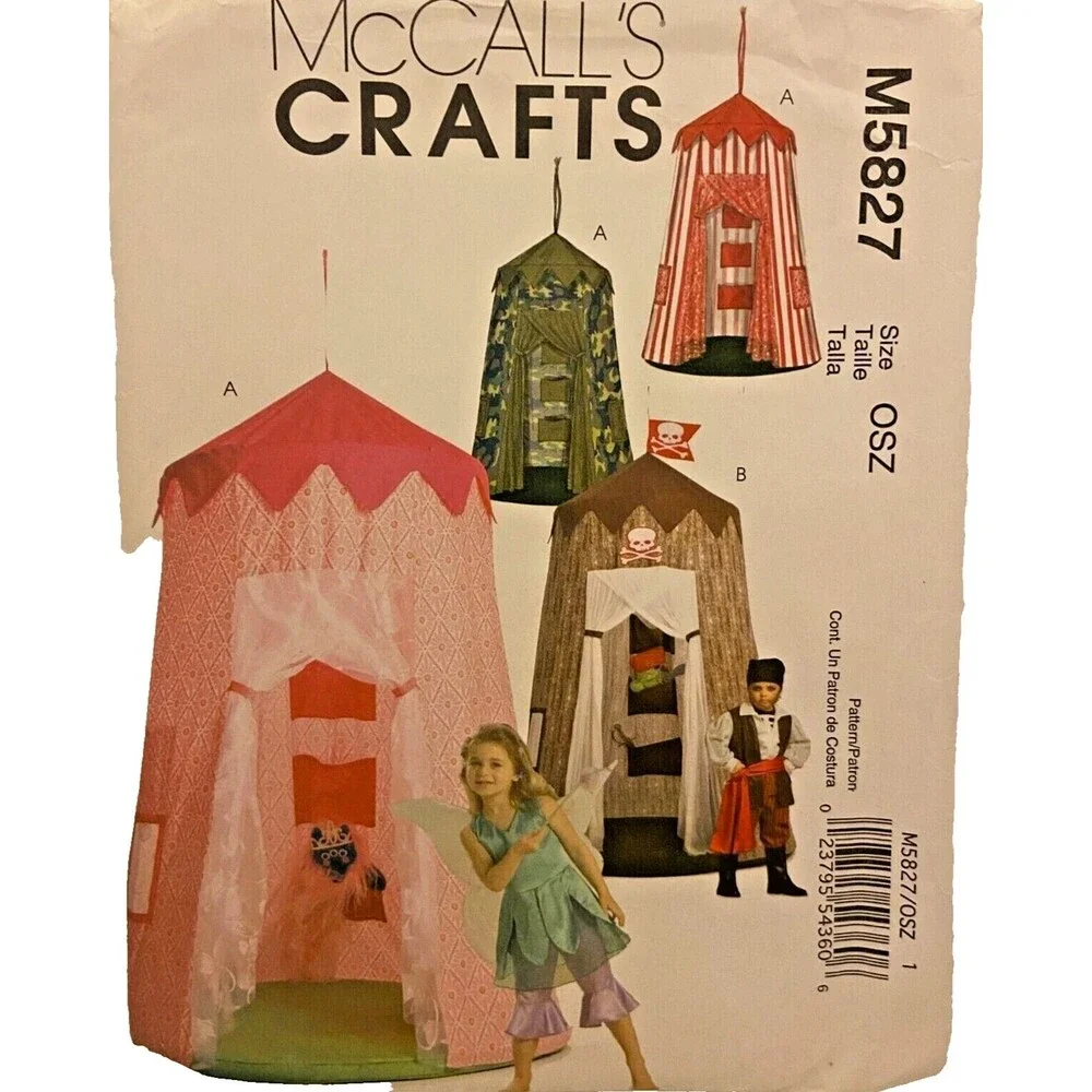 #M5827 McCalls Crafts Play Canopy Sewing Pattern